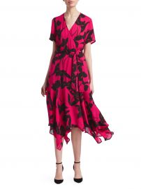 Cora V-Neck Wrap Dress at Saks Fifth Avenue